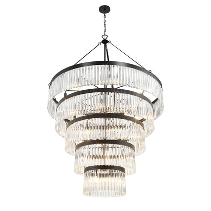 Emory 30 Light 48" Wide Crystal Ring Chandelier