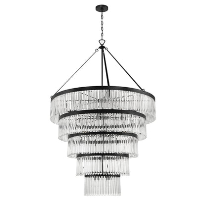 Emory 30 Light 48" Wide Crystal Ring Chandelier