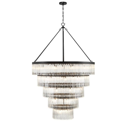 Emory 30 Light 48" Wide Crystal Ring Chandelier