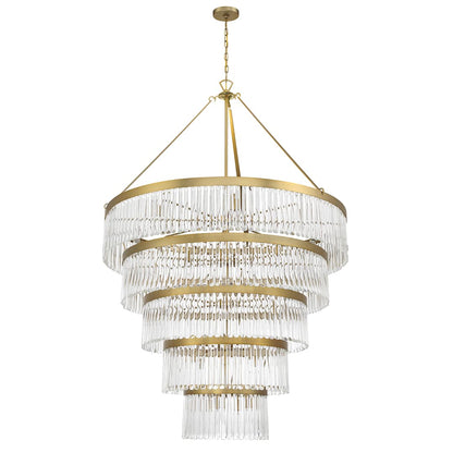 Emory 30 Light 48" Wide Crystal Ring Chandelier