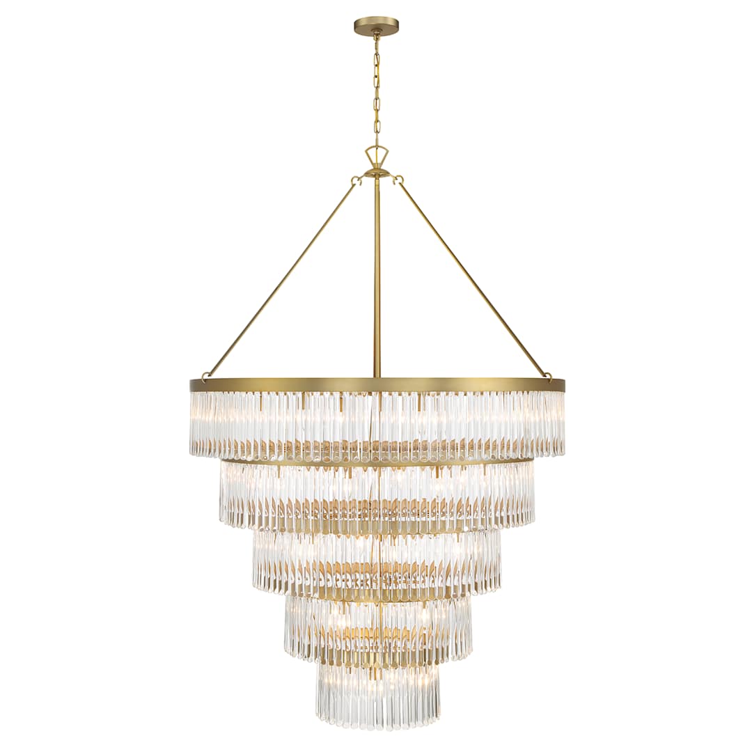 Emory 30 Light 48" Wide Crystal Ring Chandelier