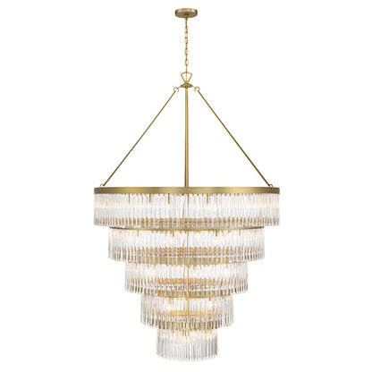 Emory 30 Light 48" Wide Crystal Ring Chandelier