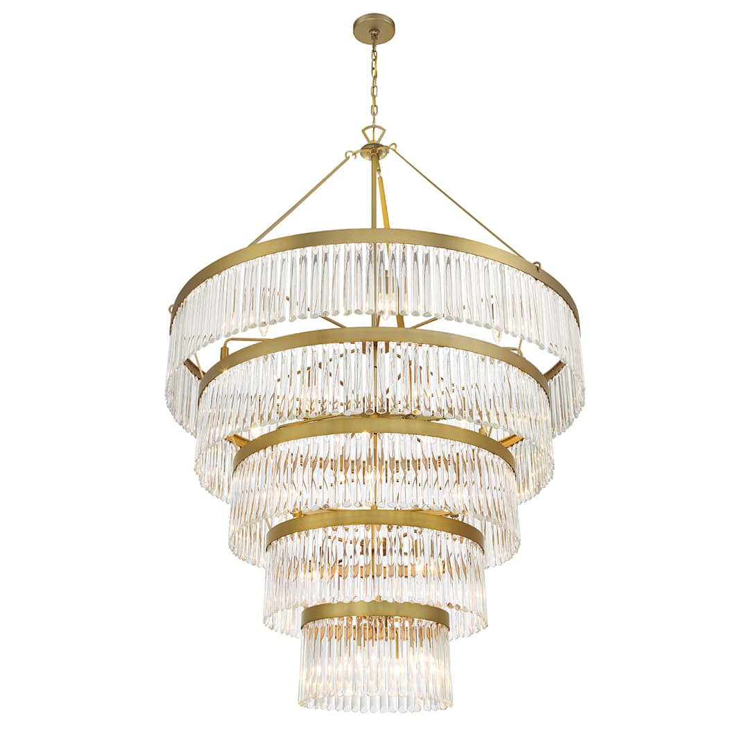Emory 30 Light 48" Wide Crystal Ring Chandelier