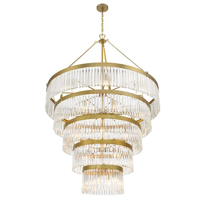 Emory 30 Light 48" Wide Crystal Ring Chandelier