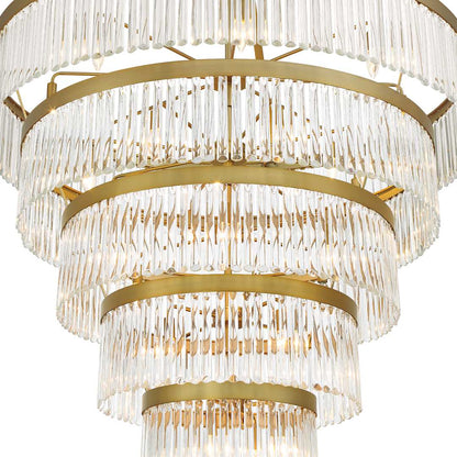 Emory 30 Light 48" Wide Crystal Ring Chandelier