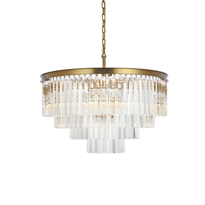 Sydney 17 Light 32" Wide Crystal Waterfall Chandelier