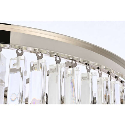 Sydney 42 Light 37" Wide Crystal Waterfall Chandelier
