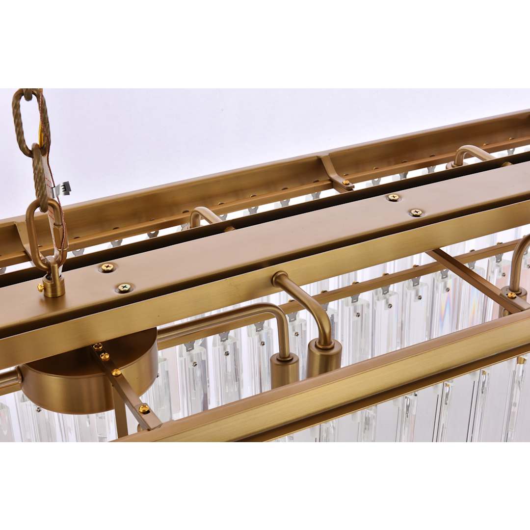 Sydney 12 Light 50" Wide Crystal Waterfall Chandelier