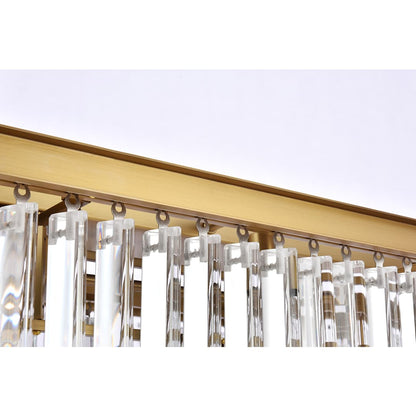 Sydney 12 Light 60" Wide Crystal Waterfall Chandelier