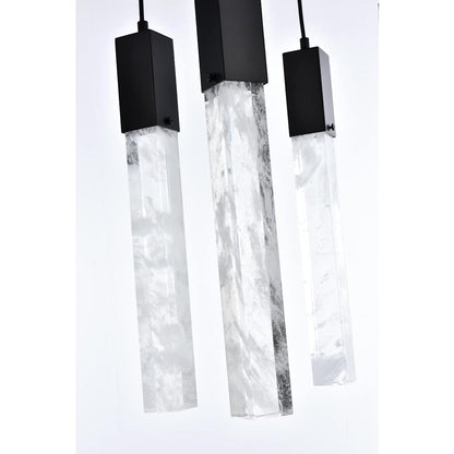 Aurora 36" Wide Crystal Linear Pendant