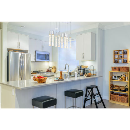 Aurora 36" Wide Crystal Linear Pendant