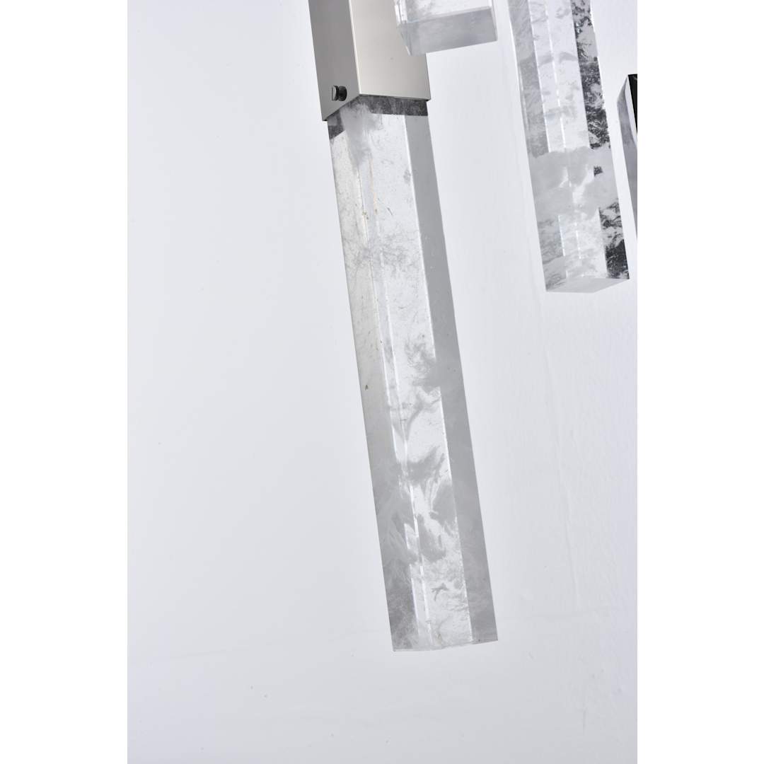 Aurora 36" Wide Crystal Linear Pendant