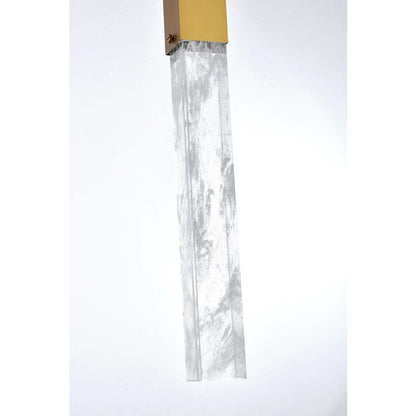 Aurora 36" Wide Crystal Linear Pendant