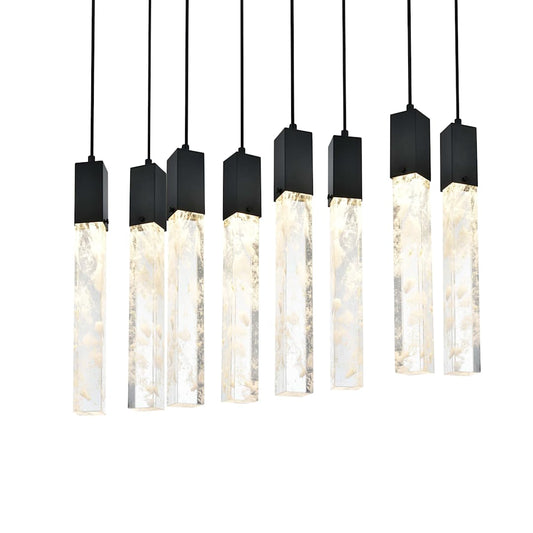 Aurora 36" Wide Crystal Linear Pendant