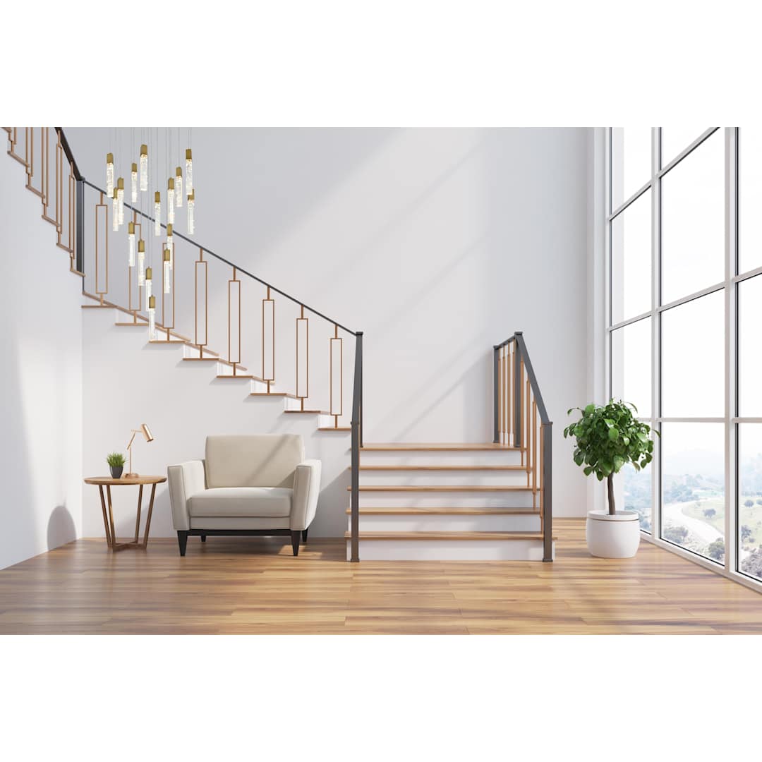 Aurora 36" Wide Crystal Chandelier