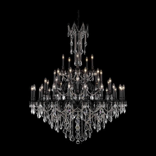 Rosalia 45 Light 54" Wide Crystal Chandelier with Clear Royal Cut Crystals