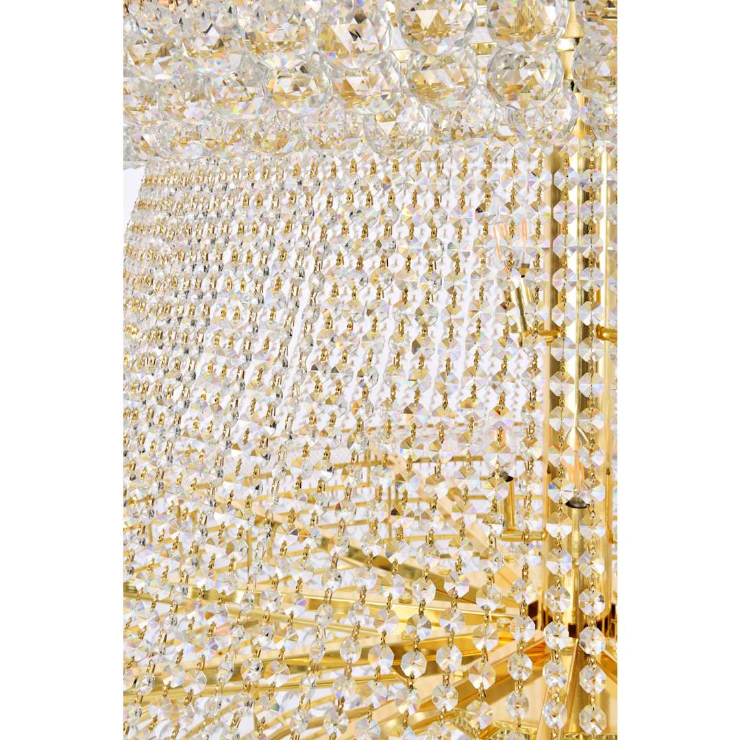 Primo 66 Light 72" Wide Crystal Empire Chandelier with Clear Royal Cut Crystals