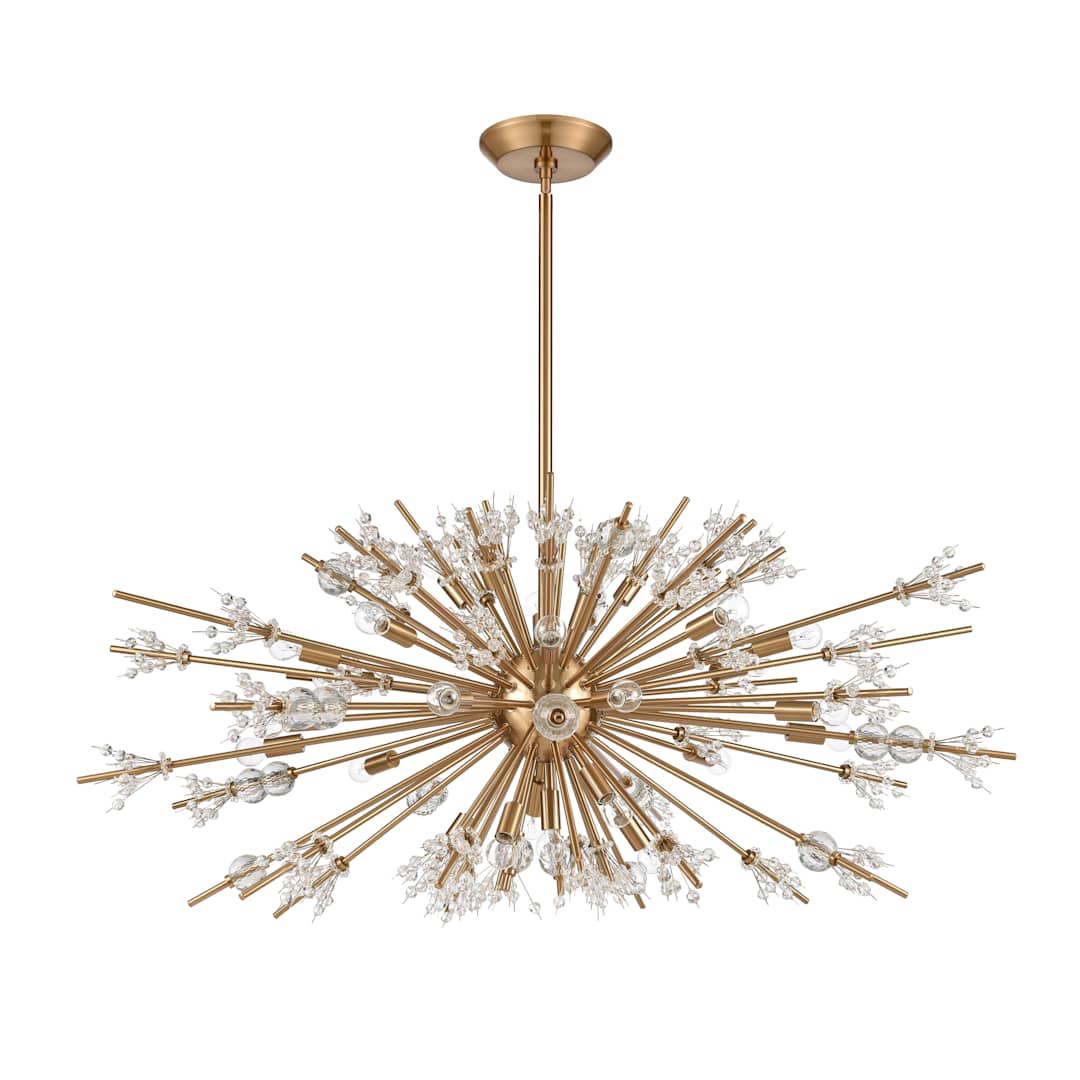 Starburst 29 Light 48" Wide Crystal Sputnik Chandelier