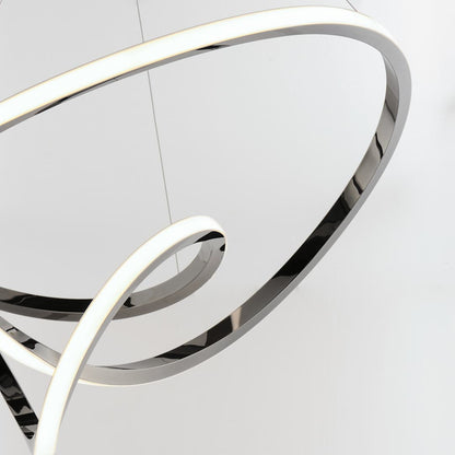 Perpetual 32" Wide LED Abstract Chandelier