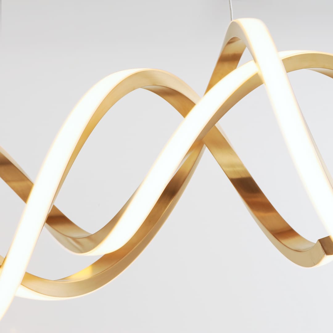 Signature 41" Wide LED Abstract Chandelier
