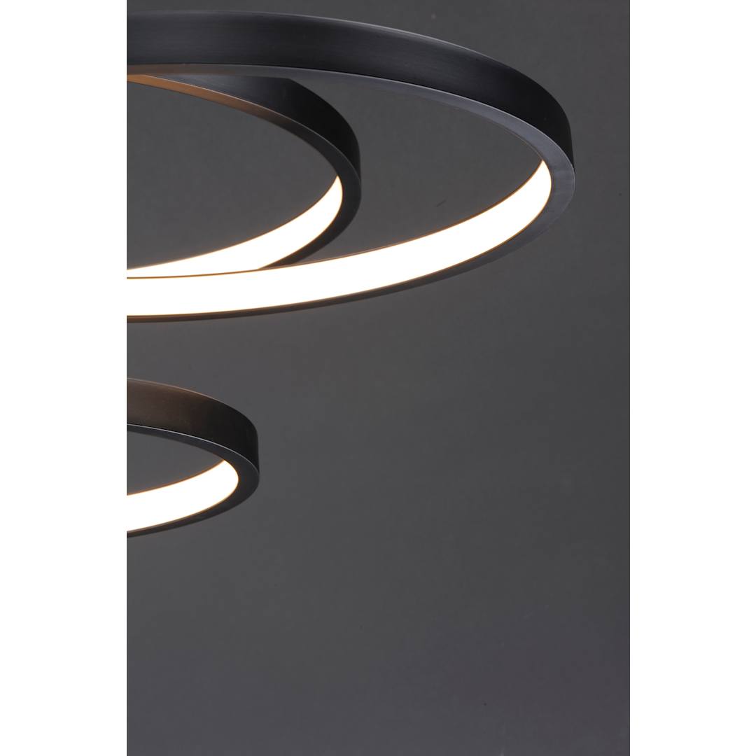 Hoopla 45" Wide Integrated LED Chandelier with Acrylic Diffusers