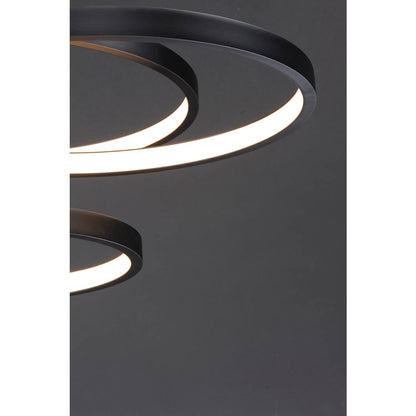Hoopla 45" Wide Integrated LED Chandelier with Acrylic Diffusers