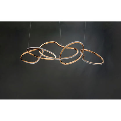 Unity 55" Wide LED Abstract Chandelier