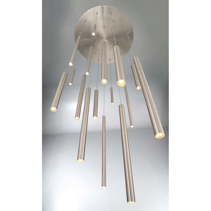 Santana 18 Light 24" Wide LED Suspension Chandelier