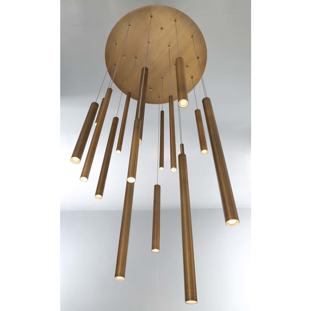 Santana 18 Light 24" Wide LED Suspension Chandelier