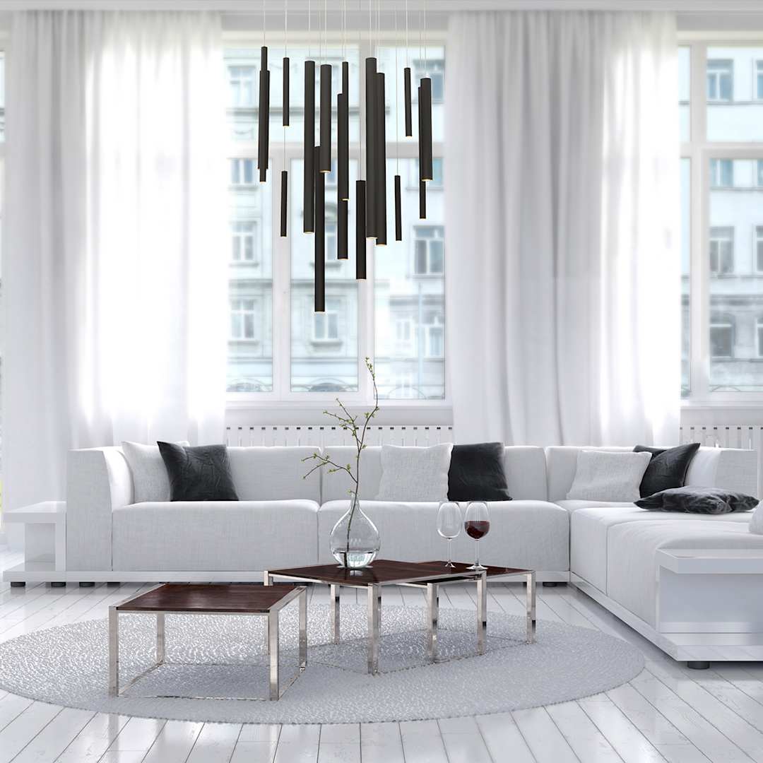 Santana 18 Light 24" Wide LED Suspension Chandelier