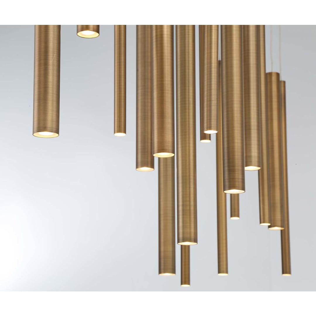 Santana 18 Light 24" Wide LED Suspension Chandelier