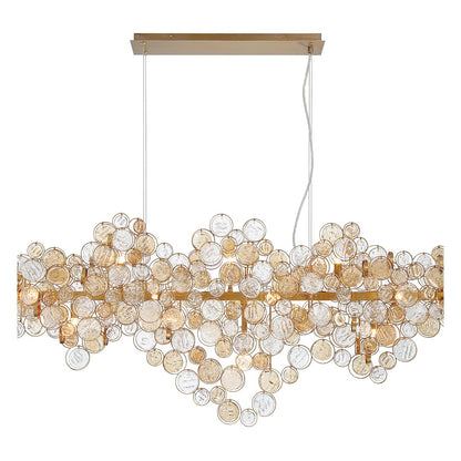 Trento 15 Light 11" Wide Linear Chandelier