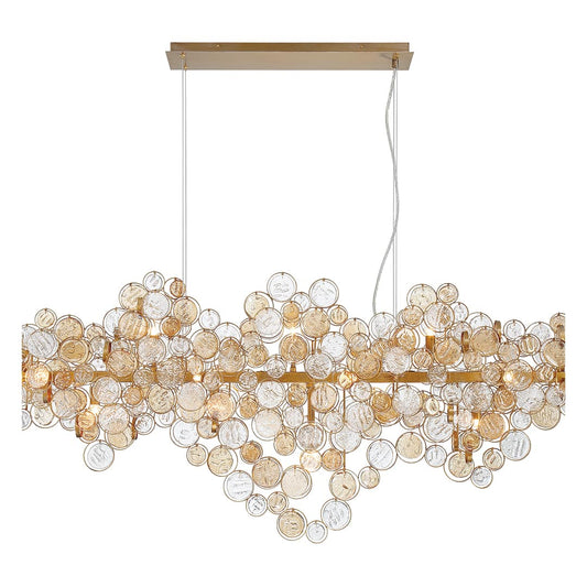 Trento 15 Light 11" Wide Linear Chandelier