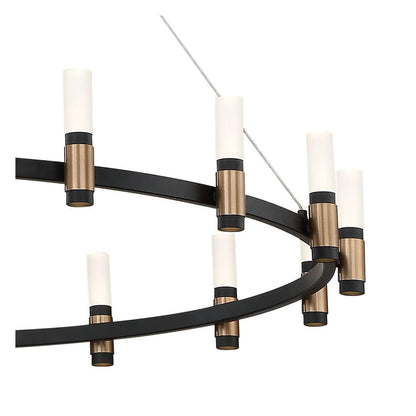 Albany 21 Light 60" Wide LED Ring Chandelier