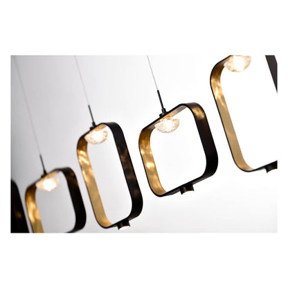 Dagmar 5 Light 53" Wide LED Linear Pendant
