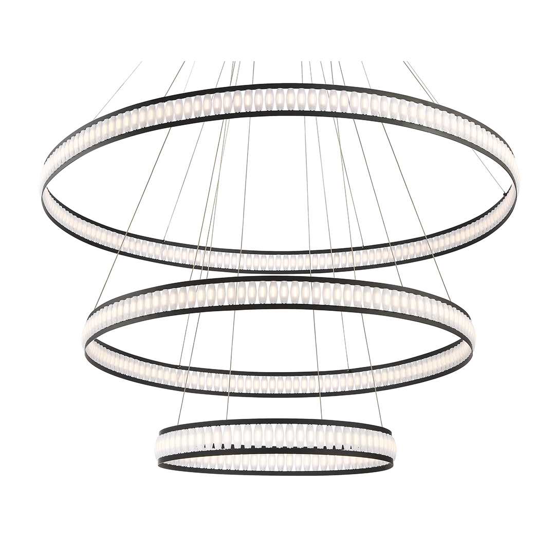 Forster 3 Light 60" Wide LED Ring Chandelier - 3 Tiers