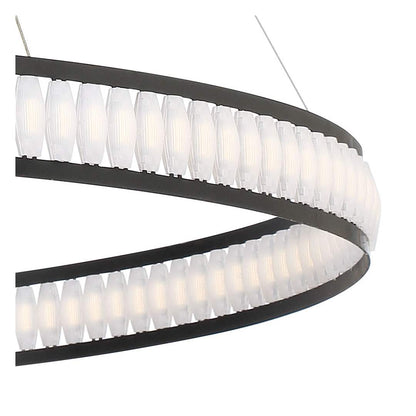 Forster 3 Light 60" Wide LED Ring Chandelier - 3 Tiers