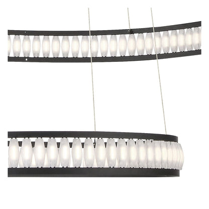 Forster 3 Light 60" Wide LED Ring Chandelier - 3 Tiers