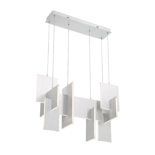 Coburg 14" Wide LED Linear Chandelier