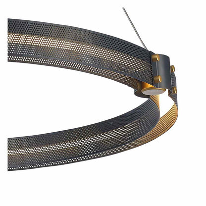 Admiral 4 Light 62" Wide LED Ring Chandelier - 2 Rings