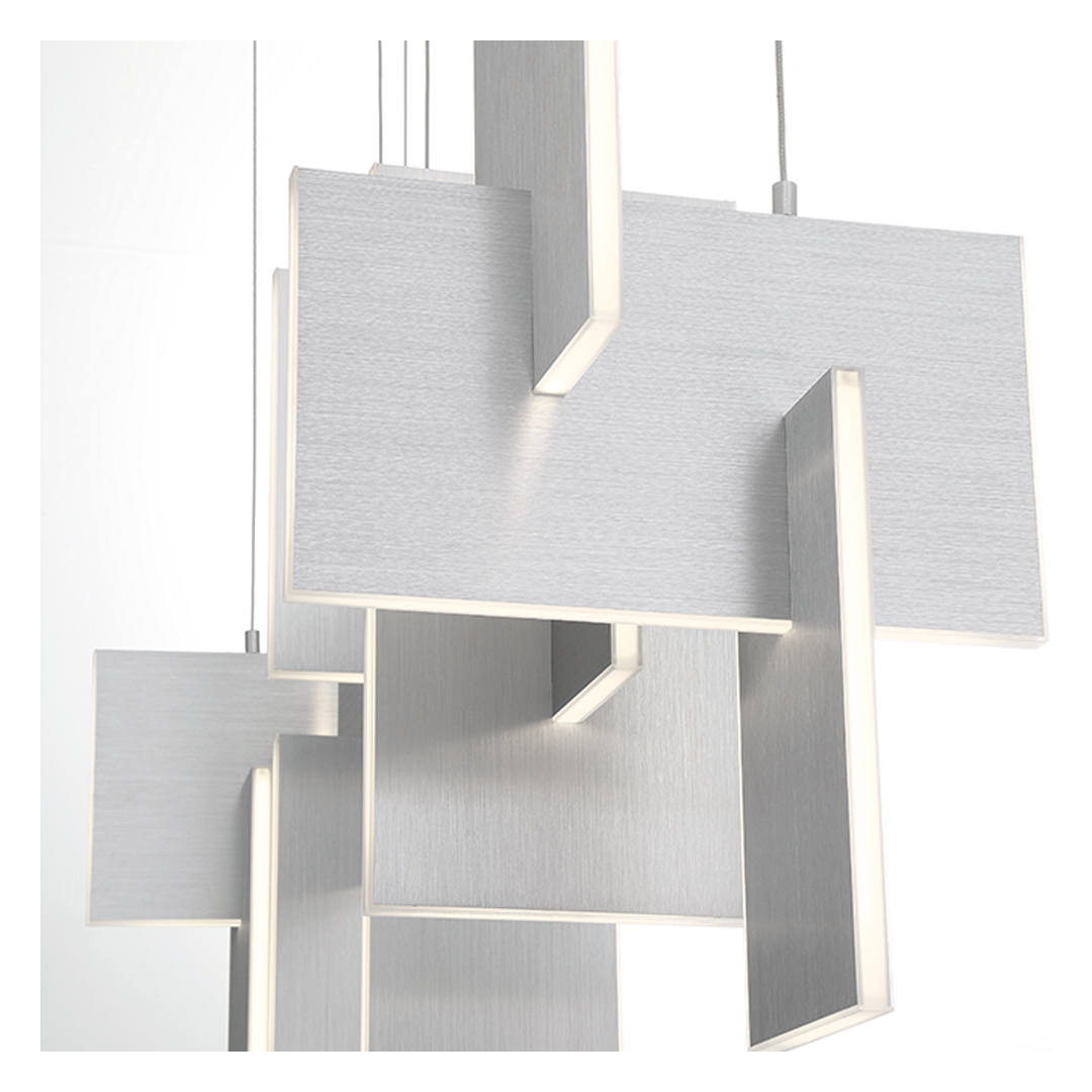 Coburg 42" Wide LED Linear Chandelier