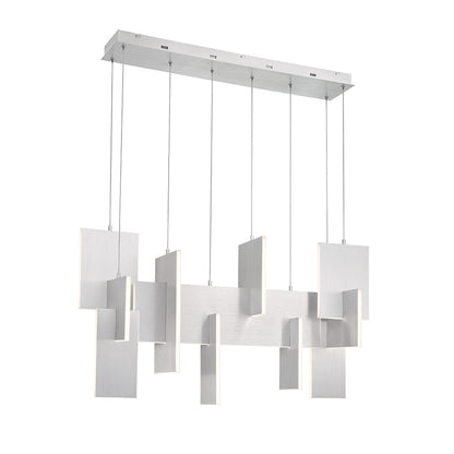 Coburg 42" Wide LED Linear Chandelier