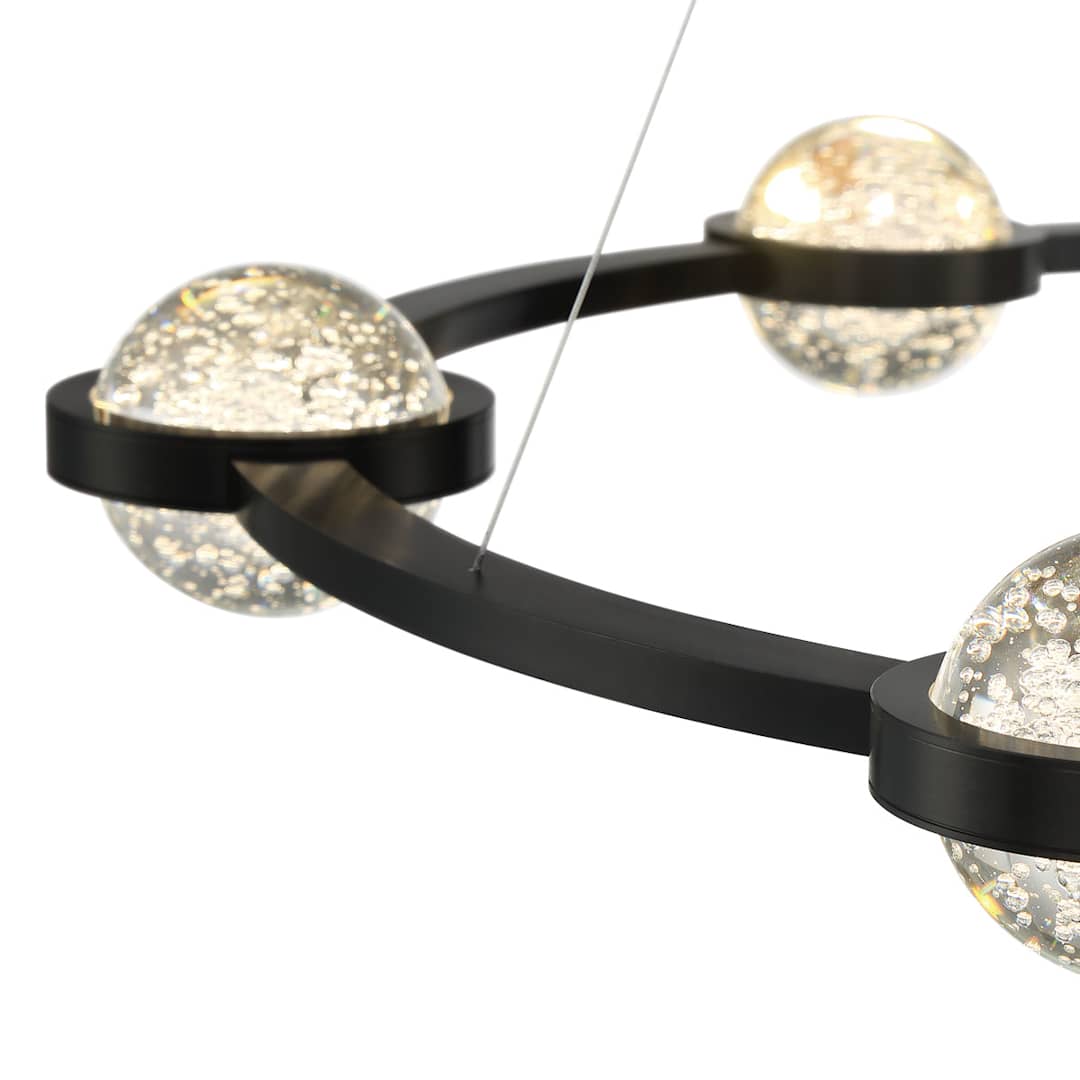 Circolo 6 Light 36" Wide LED Ring Chandelier