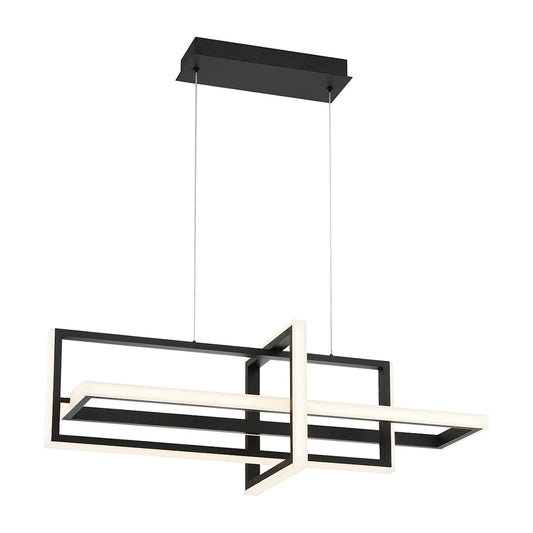 Bordo 3 Light 38" Wide LED Abstract Chandelier