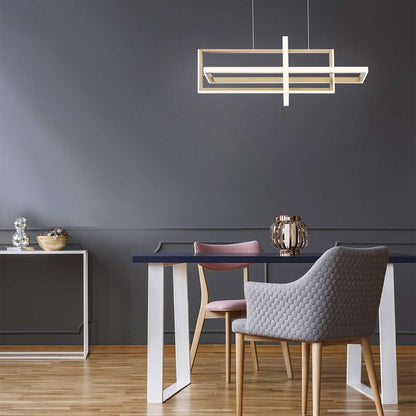 Bordo 3 Light 38" Wide LED Abstract Chandelier