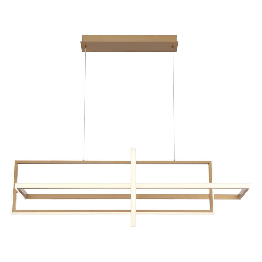 Bordo 3 Light 56" Wide LED Abstract Chandelier
