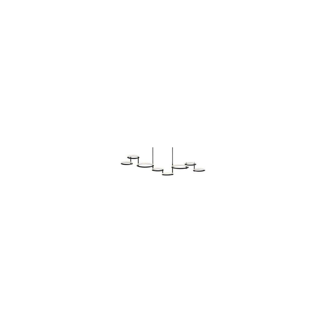 Giro 8 Light 59" Wide LED Abstract Chandelier