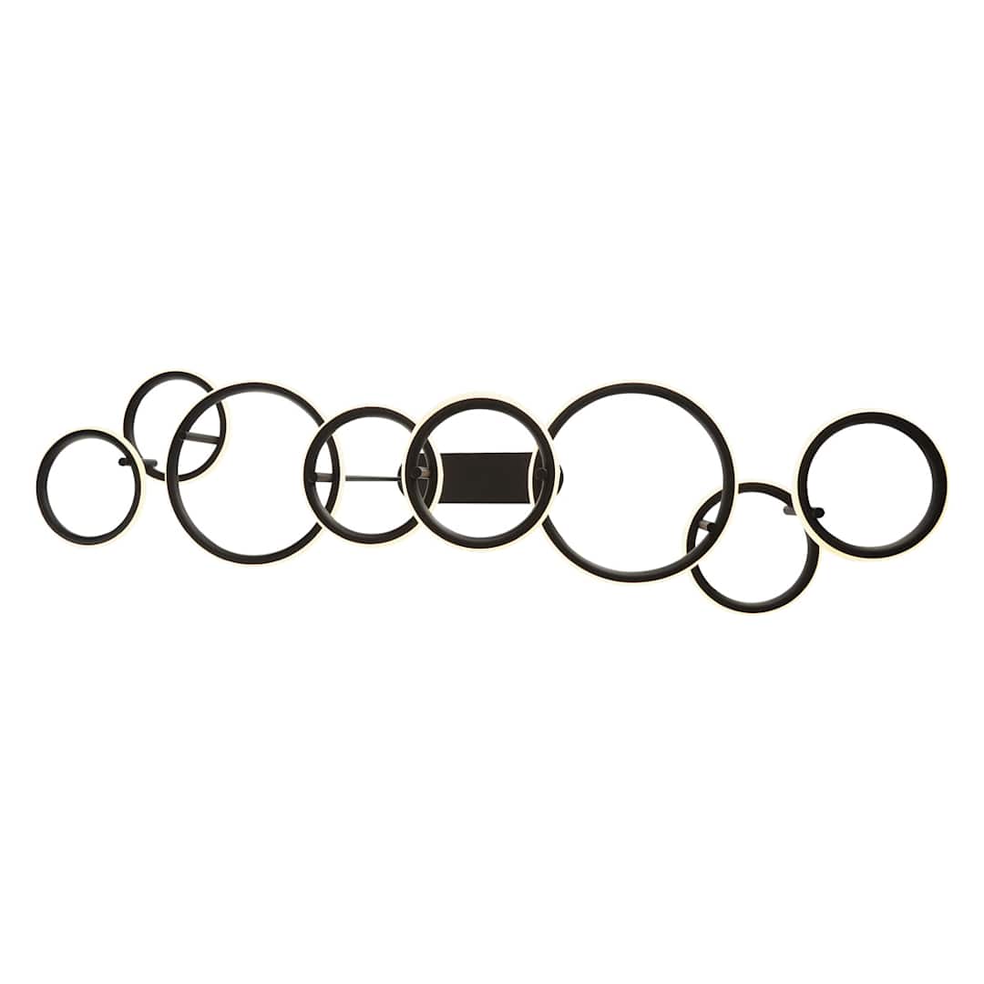 Giro 8 Light 59" Wide LED Abstract Chandelier
