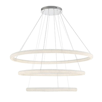 Sassi 3 Light 60" Wide LED Ring Chandelier
