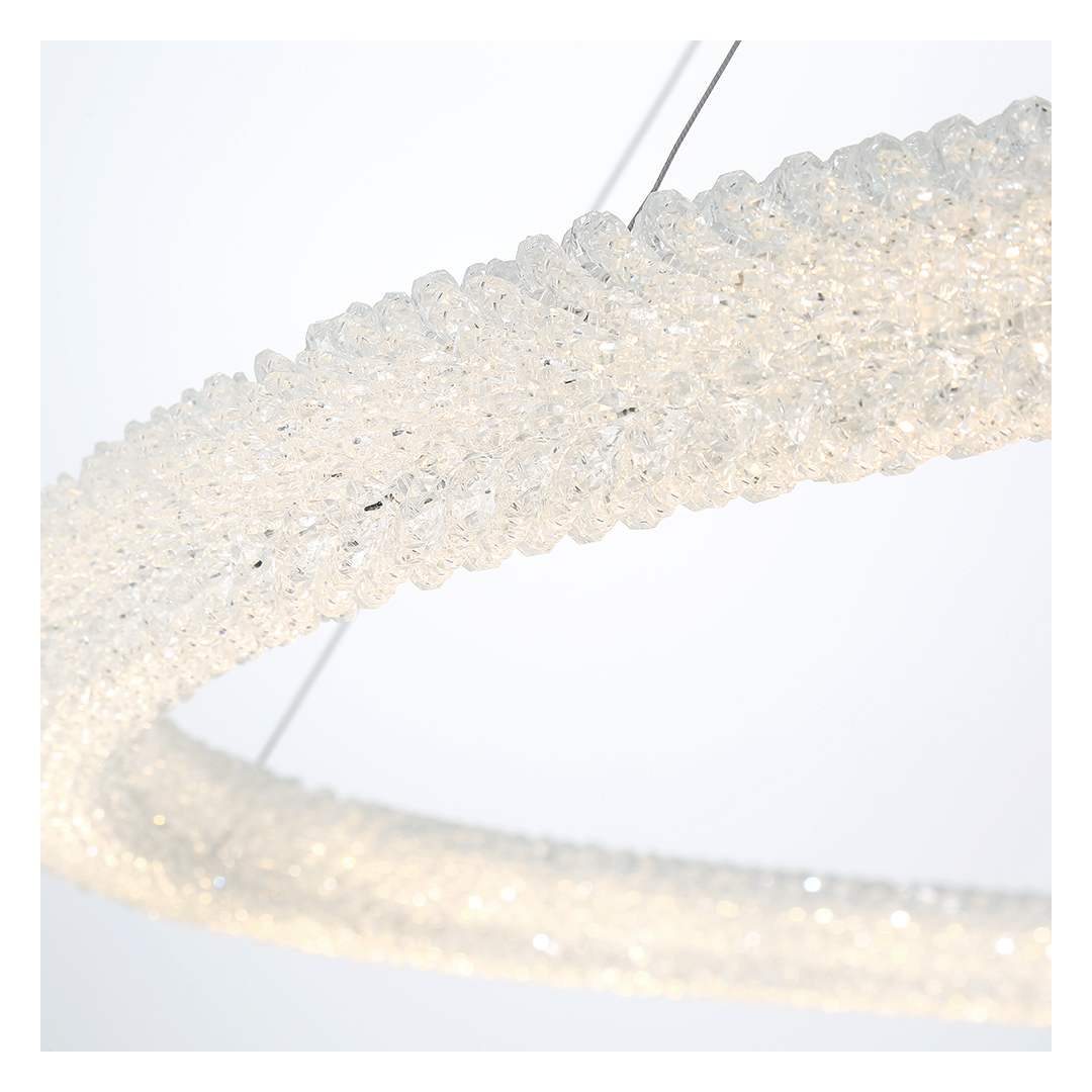 Sassi 3 Light 60" Wide LED Ring Chandelier